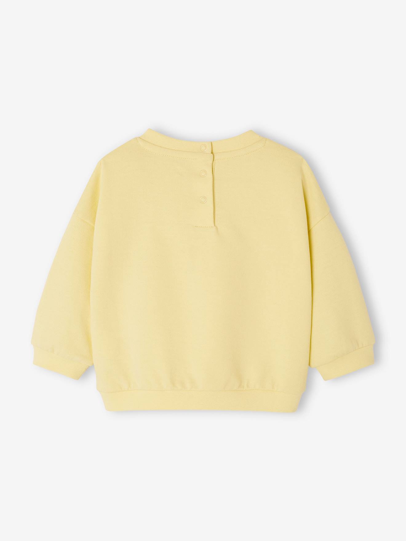 Yellow best sale fleece sweatshirt