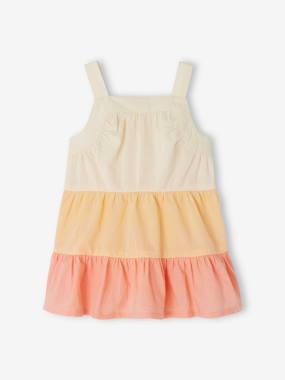 -Robe à bretelles colorblock bébé