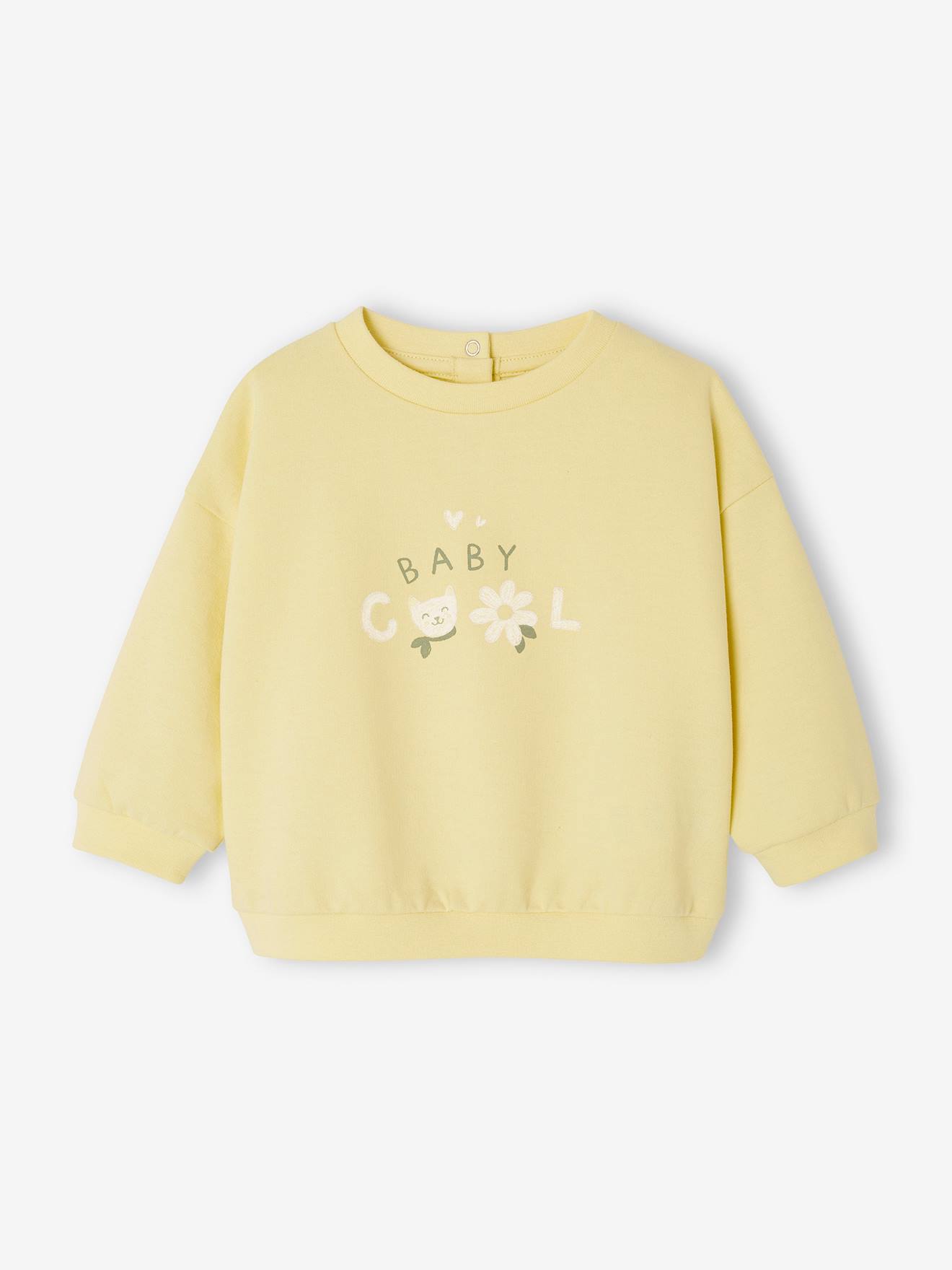 Yellow sweatshirt best sale for girls