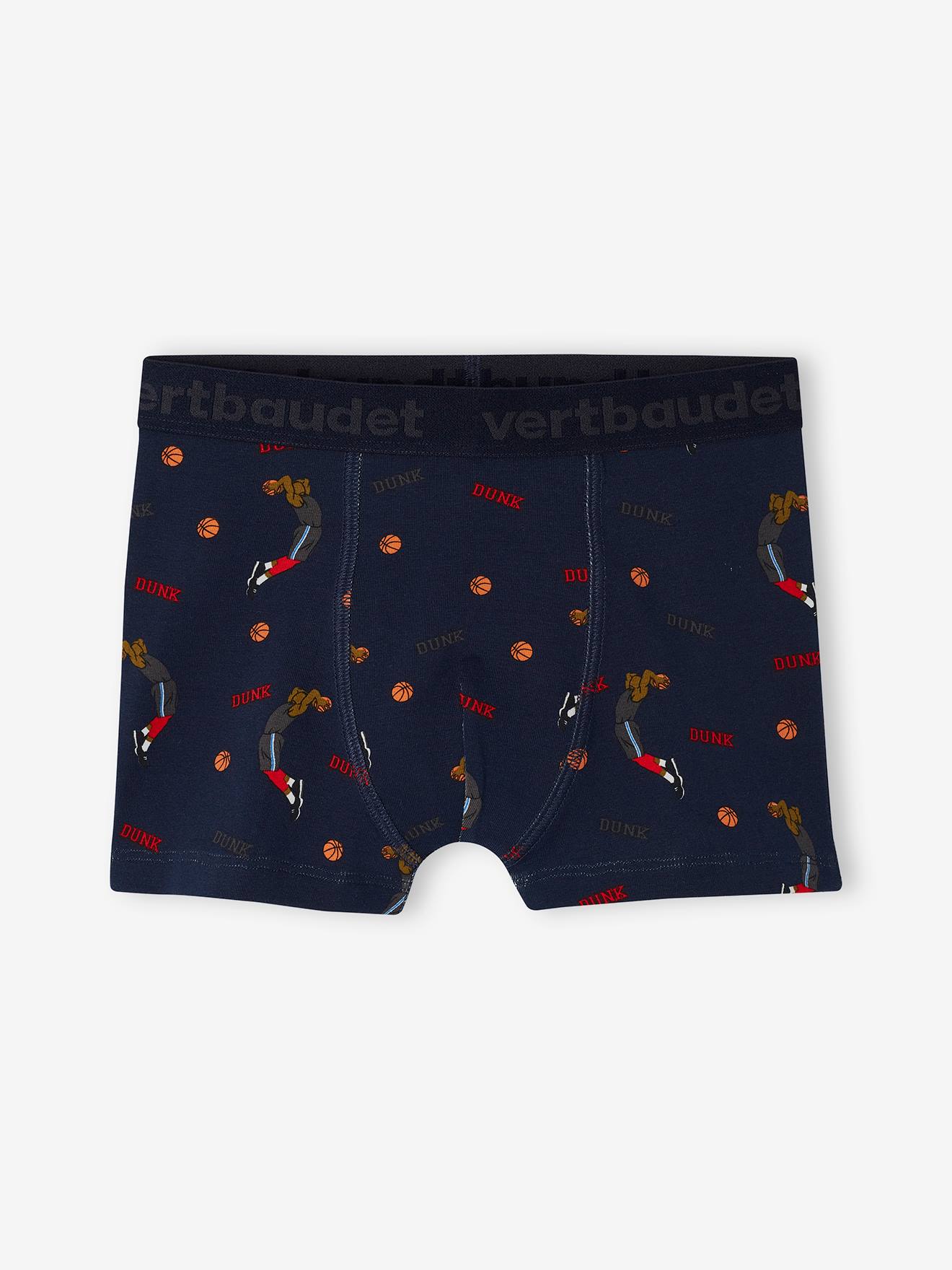 6 Pack Garçon sous-vêtement Boxers Slip Pour Garçons en Coton Motif 2