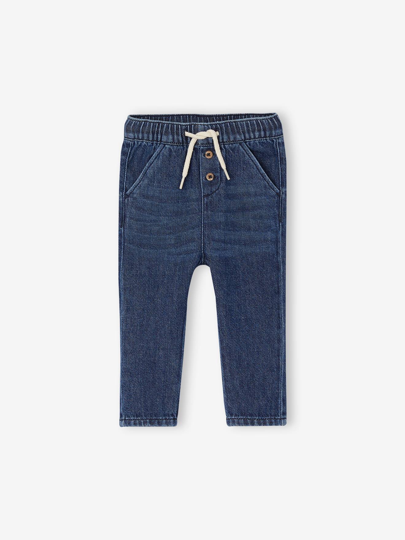 Pantalon Jean Cargo Dpam Pour Bébé - Taille 18 Mois - Bleu - Occasion Très Bon état