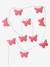 Luminous Glittery Butterfly Garland PINK MEDIUM SOLID WITH DESIG - vertbaudet enfant 