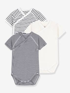 Bébé-Lot 3 bodies PETIT BATEAU