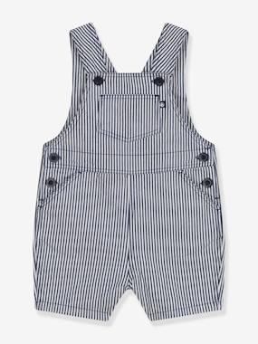 -Salopette courte en toile bébé PETIT BATEAU