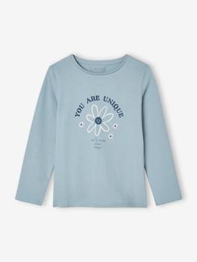 Tee-shirt à message Basics fille  - vertbaudet enfant