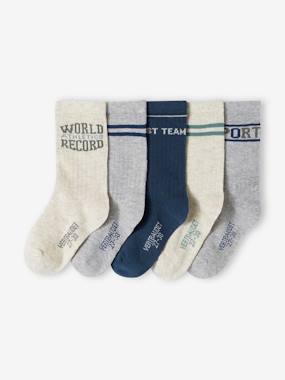 Garçon-Sous-vêtement-Lot de 5 paires de chaussettes sport garçon