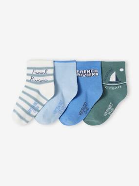 Boys-Underwear-Pack of 4 Pairs of Socks for Boys