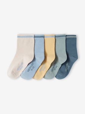 Baby-Pack of 5 Pairs of Colourful Socks for Baby Boys