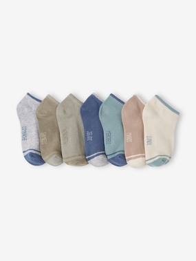 Pack of 7 pairs of Trainer Socks for Boys  - vertbaudet enfant