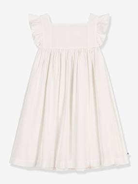 Girls-Sleeveless Dress by PETIT BATEAU