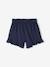 Shorts with Ruffles for Girls blue+ecru+navy blue - vertbaudet enfant 