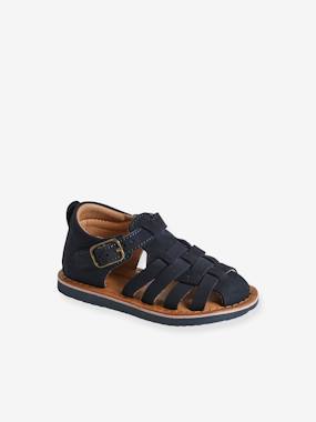 Chaussures-Chaussures garçon 23-38-Sandales-Sandales bébé cuir fermées à boucle