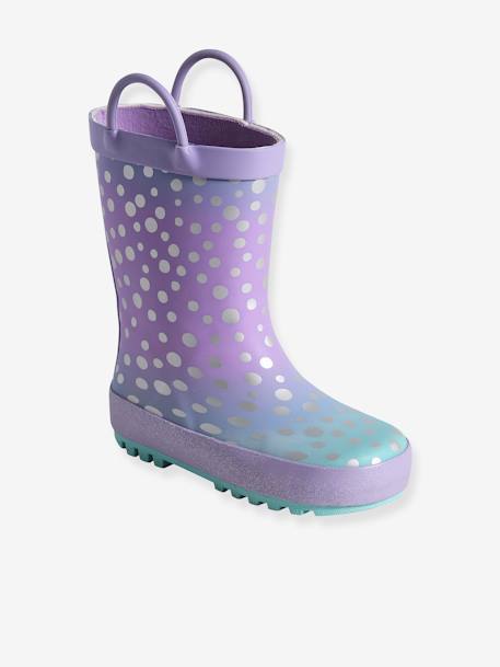 Bottes De Pluie Fille Bleu - Chaussures Pour Filles