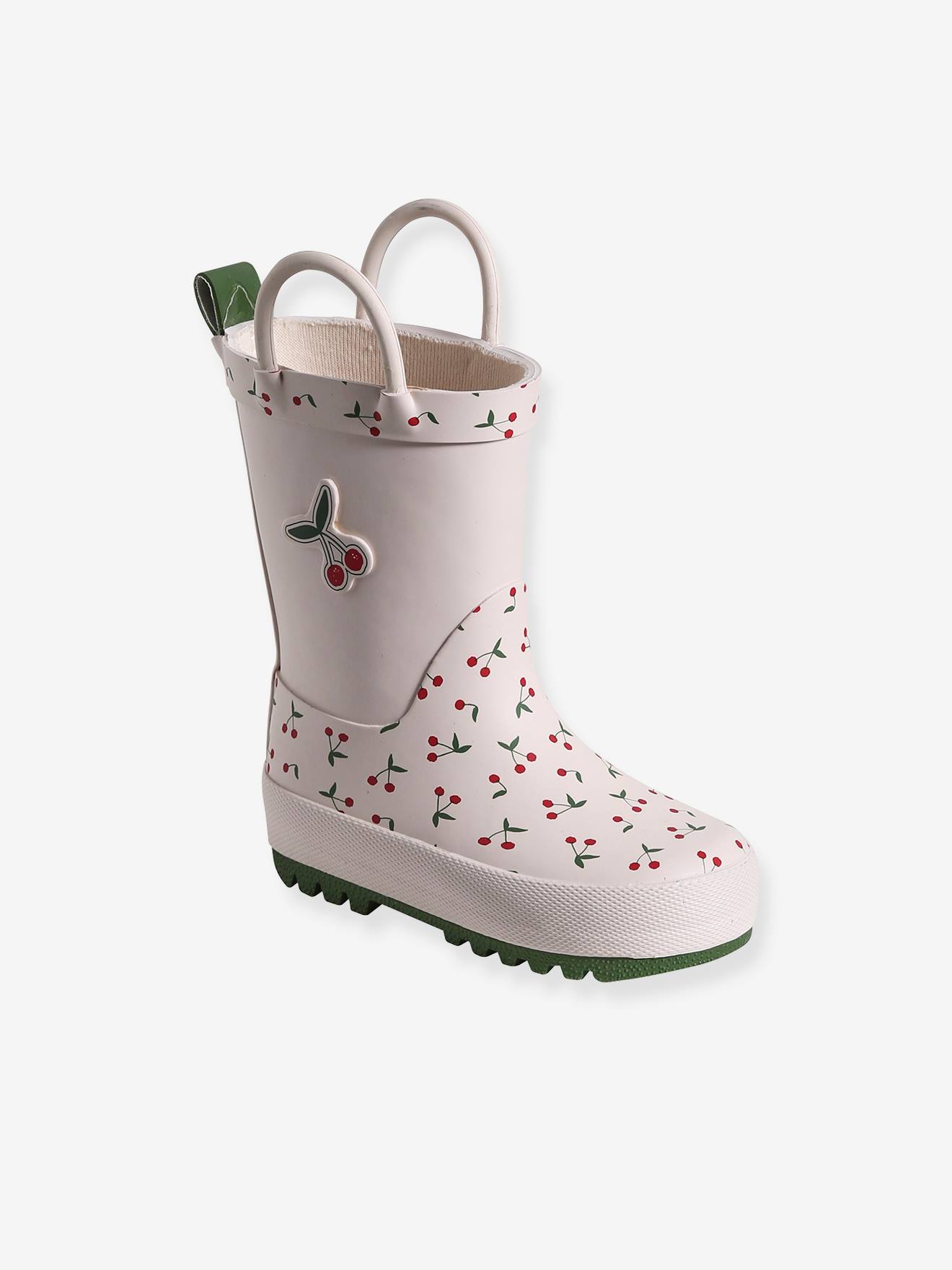 Bottes de pluie imprimées fille collection maternelle - rose fleuris,  Chaussures