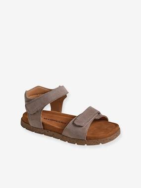 Shoes-Boys Footwear-Leather Hook-&-Loop Sandals for Children, Designed for Autonomy