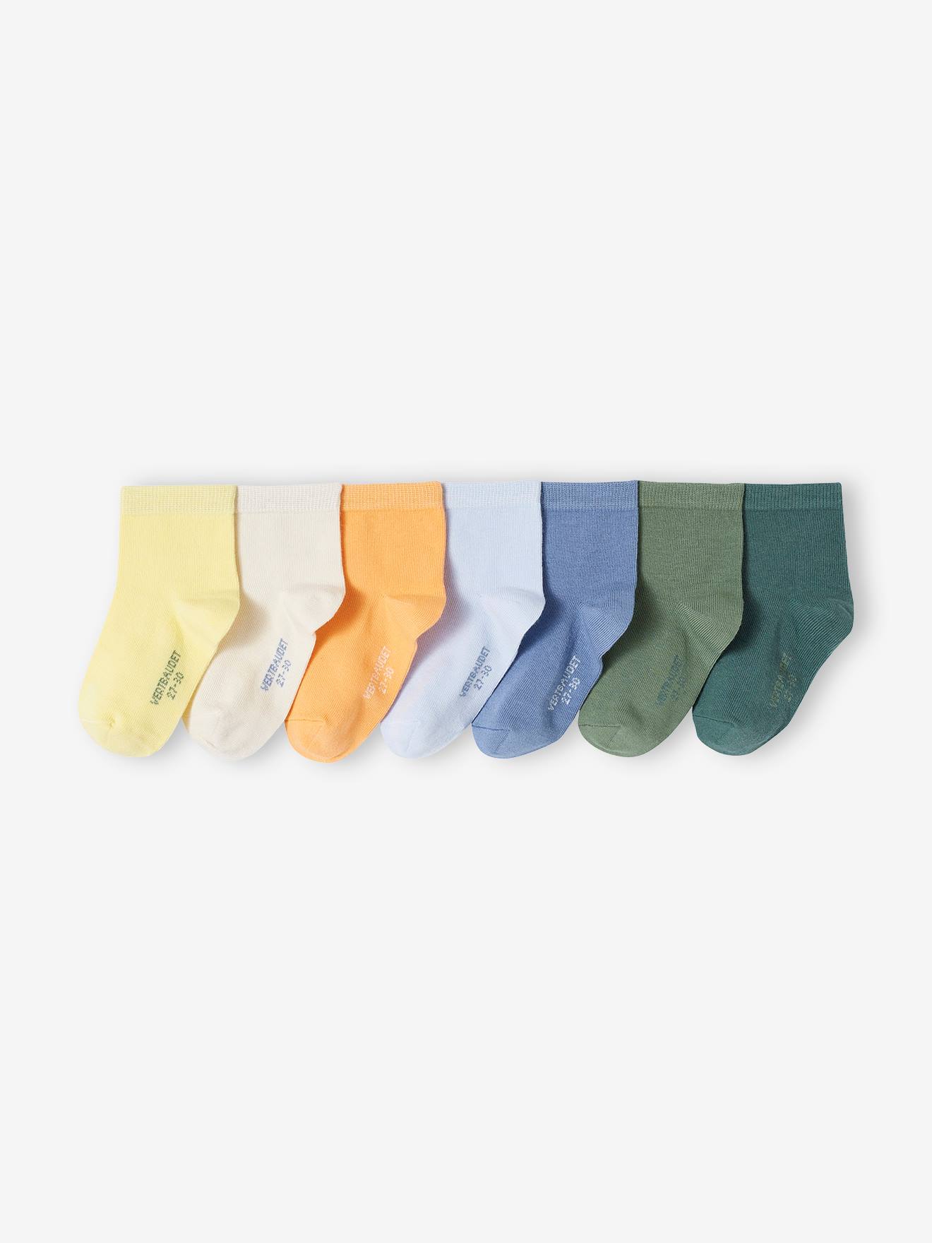 Lot De 5 Paires De Chaussettes Monstres Garçon - Vertbaudet - Modèles Variés Avec Oreilles En Relief