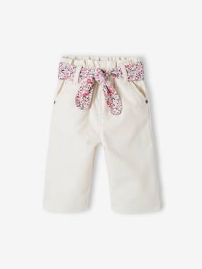 Baby-Trousers & Jeans-Paperbag Trousers with Tie Belt, for Babies