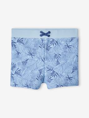 Boys-Swim & Beachwear-Leafy Swim Shorts for Boys