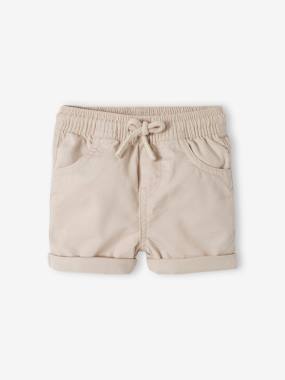 -Short sergé taille élastiquée bébé garçon