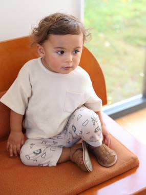 Ensemble Vêtement Bébé Garçon/fille 2 Pièces - T-shirt Manches Longues + Pantalon En Coton Uni, Taille 86