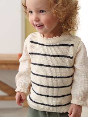 Baby-Jumpers, Cardigans & Sweaters-2-in-1 Top for Babies