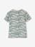 T-Shirt with Graphic Motifs for Boys anthracite+cinnamon+lichen+marl white+pecan nut+slate blue+terracotta - vertbaudet enfant 