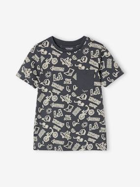 Boys-Tops-T-Shirts-T-Shirt with Graphic Motifs for Boys