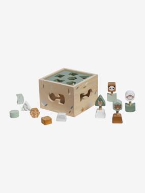 Toys-Baby & Pre-School Toys-Early Learning & Sensory Toys-Box with Shapes to Sort & Fit in FSC® Wood - Tanzania