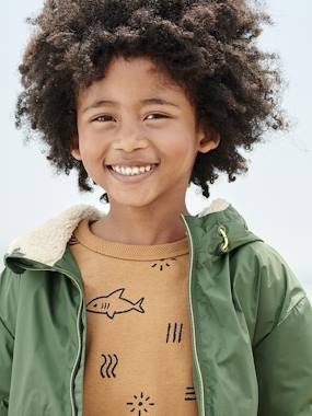 Boys-Cardigans, Jumpers & Sweatshirts-Sweatshirts & Hoodies-Sharks Sweatshirt for Boys