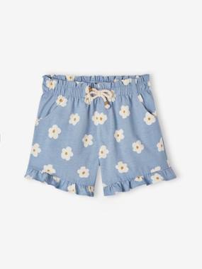 Girls-Shorts with Ruffles for Girls