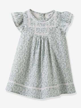 Bébé-Robe imprimée herbier bébé CYRILLUS