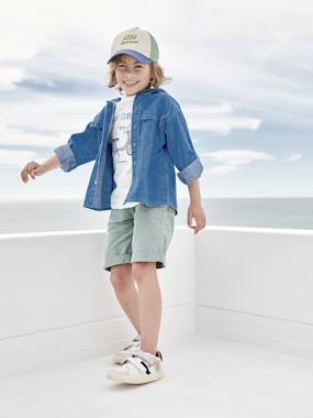 Boys-Coloured Bermuda Shorts for Boys