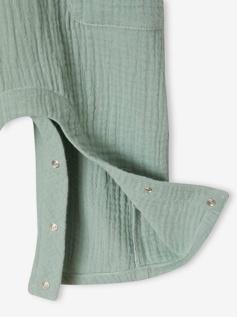 Cotton Gauze Jumpsuit for Babies terracotta, Baby