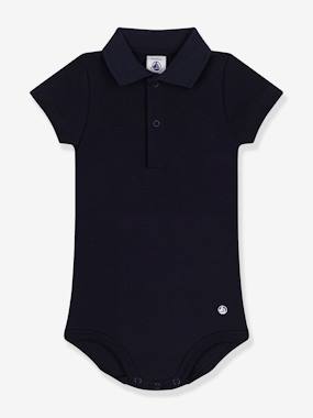 Bébé-Body manches courtes ouverture polo PETIT BATEAU