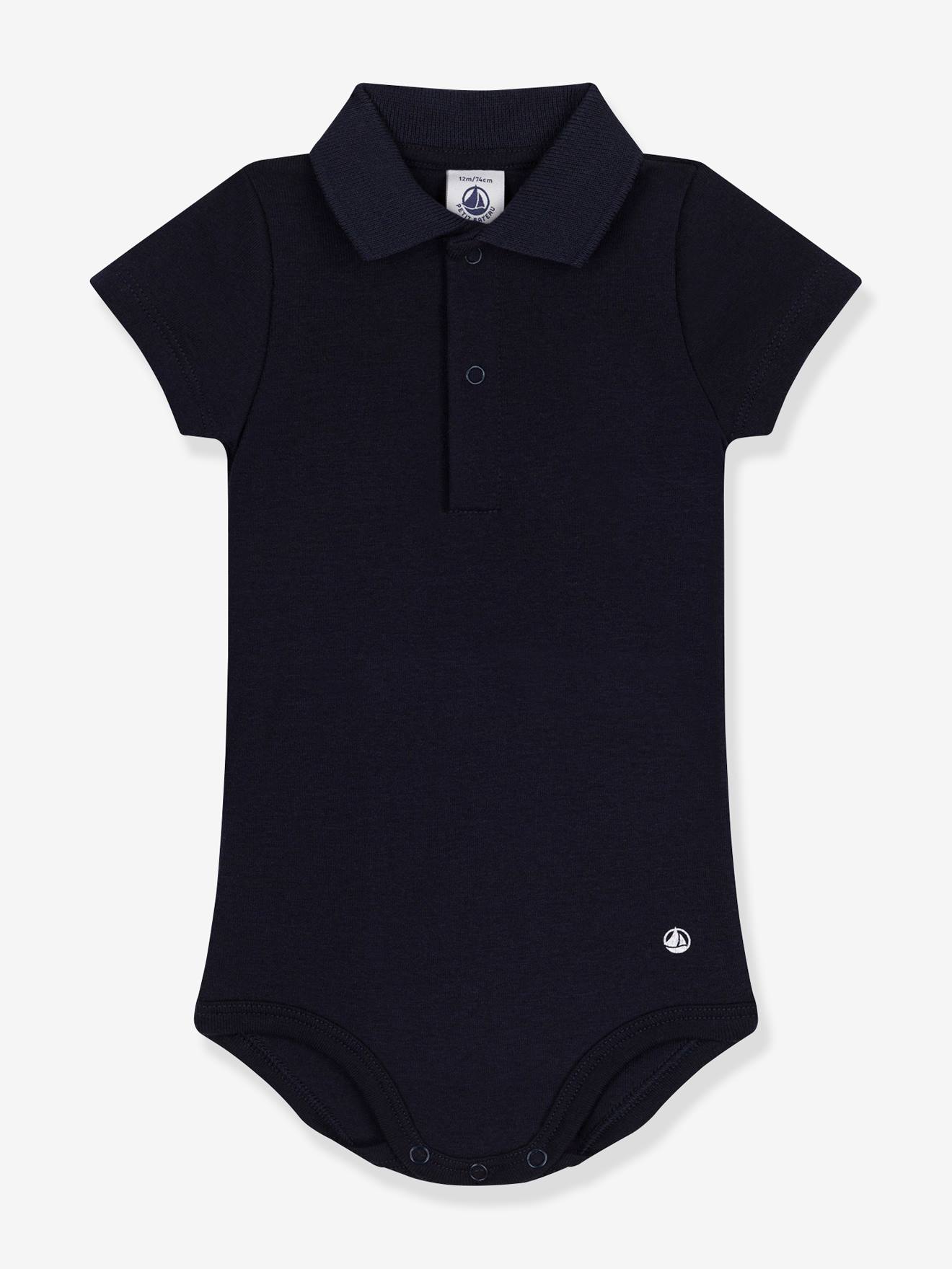 White baby hotsell polo shirt bodysuit