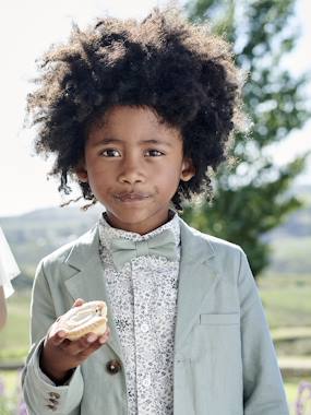-Occasion Wear Cotton/Linen Jacket for Boys