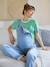 Mom Fit Denim Dungarees for Maternity & Nursing Special brut denim+double stone - vertbaudet enfant 