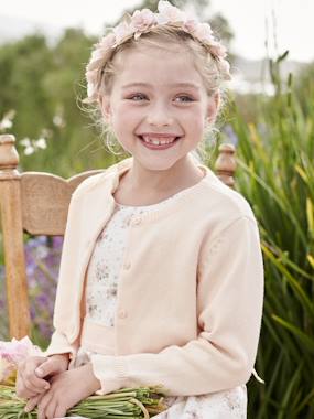 Girls-Cardigans, Jumpers & Sweatshirts-Bolero Cardigan for Girls