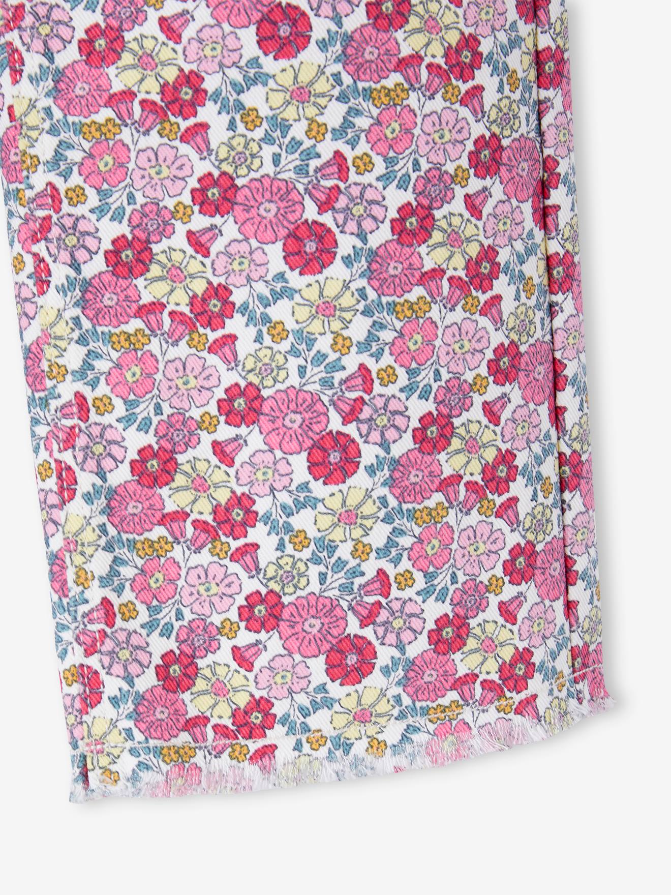 Pantalon Fille TU Rose - Taille 8 Ans, Coupe Large, Taille élastique (occasion, Excellent)