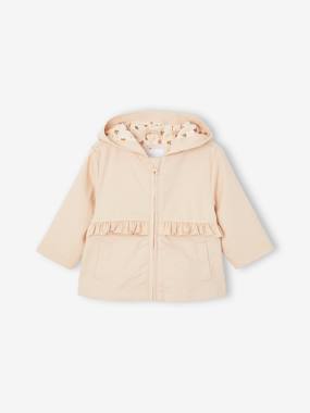 Baby-Outerwear-Coats-Lined Parka with Hood, for Babies