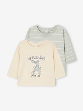 Baby-Pack of 2 Basic Tops for Babies