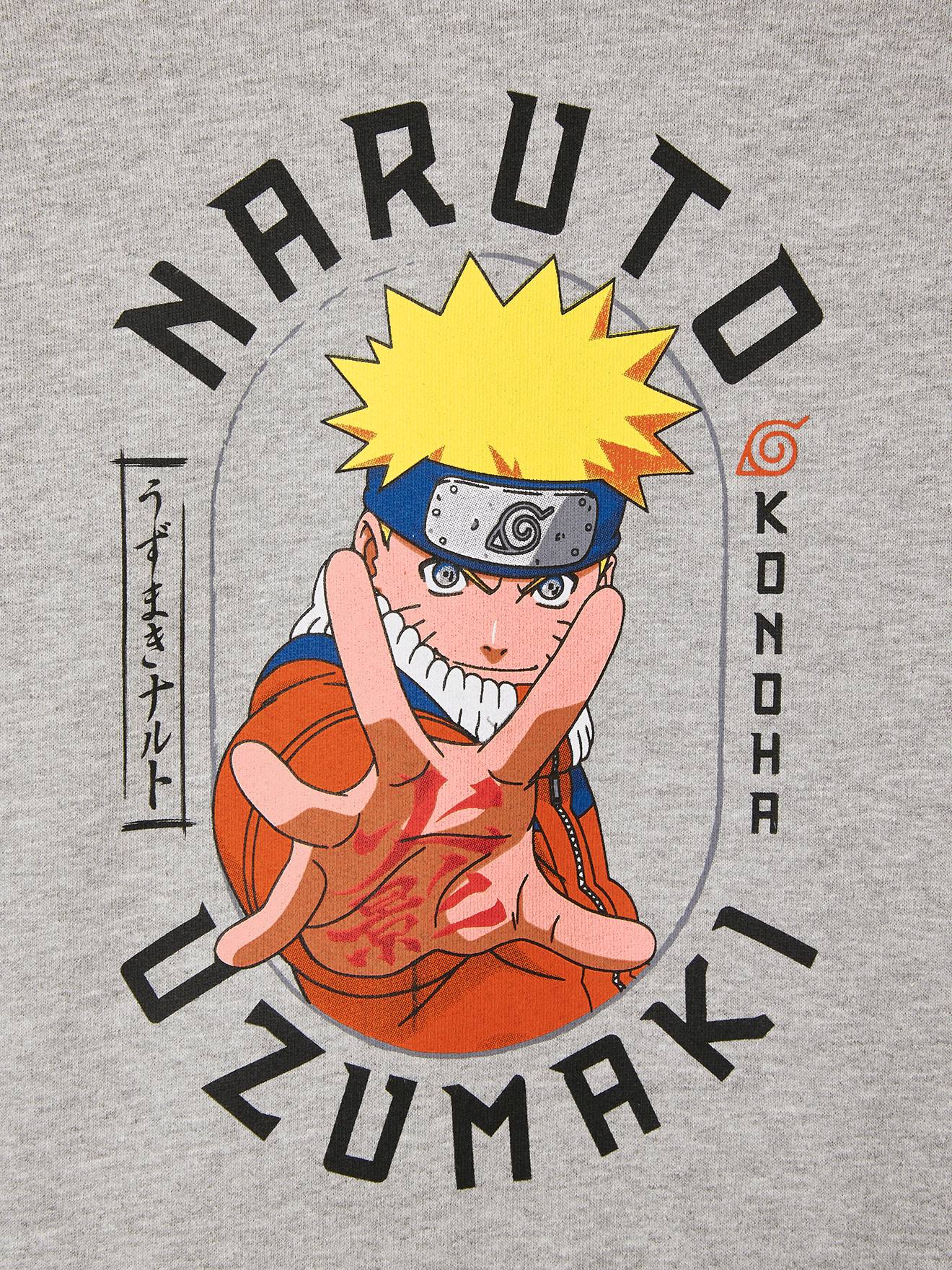 Naruto® Uzumaki Sweatshirt for Boys - marl grey, Boys