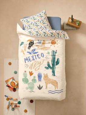 Bedding & Decor-Duvet Cover + Pillowcase Set with Recycled Cotton, Mexicool