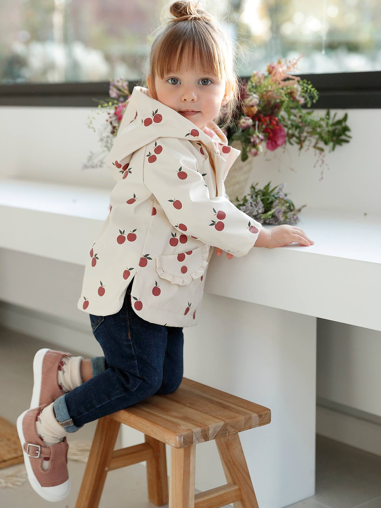 Veste Imperméable Coupe-Vent Cherokee Pour Fille/Bébé - Taille 2 (18M) - Rose Ou Bleu - Neuve