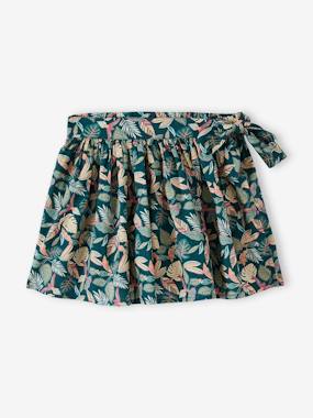 Girls-Skirts-Printed Skort for Girls