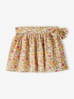 Girls-Skirts-Printed Skort for Girls