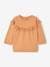 Ruffled Sweatshirt + Leggings Combo for Babies caramel+fuchsia - vertbaudet enfant 