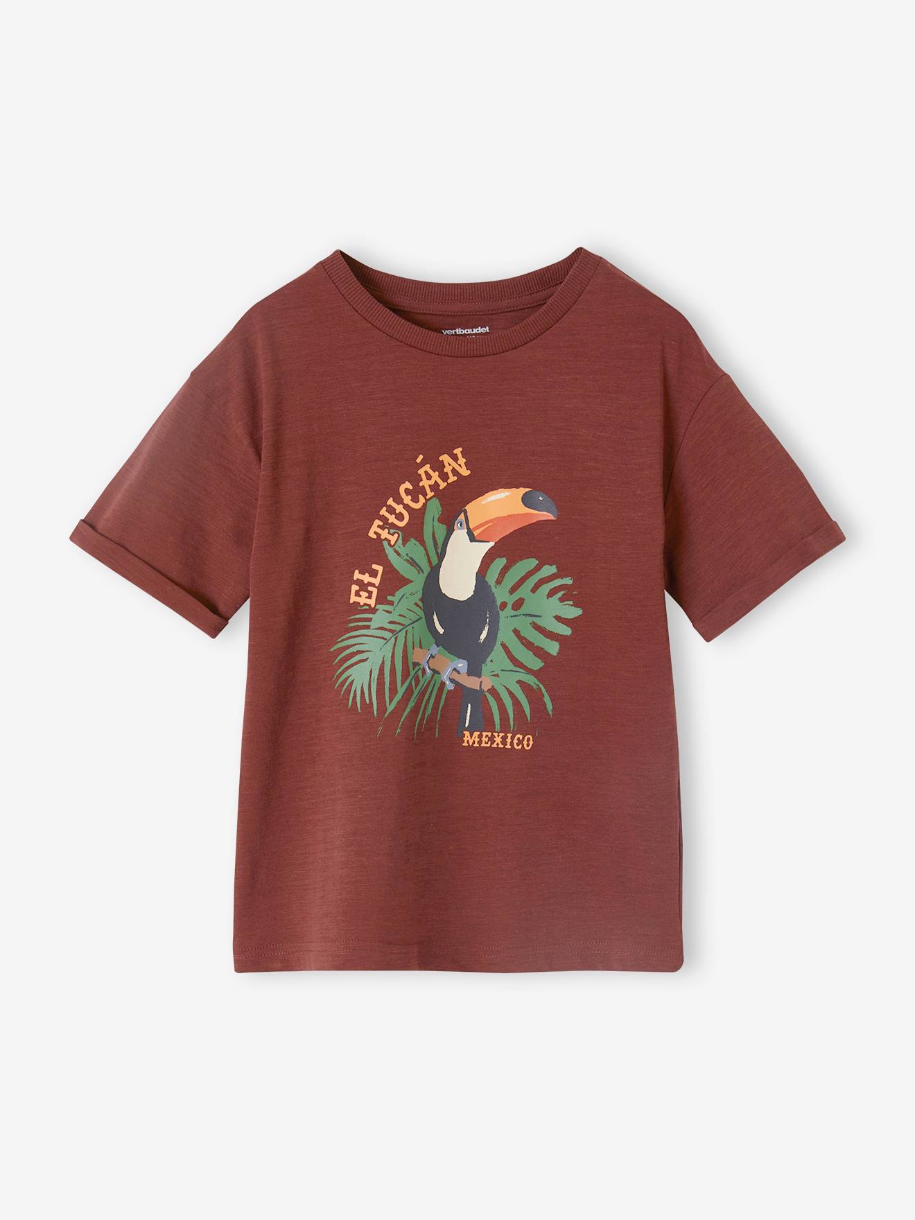 Toucan Organic Graphic T-Shirt White