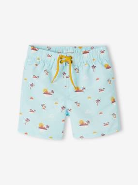 Boys-Swim & Beachwear-Printed Swim Shorts for Boys