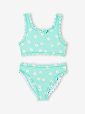 Girls-Swimwear-Polka Dot Bikini for Girls